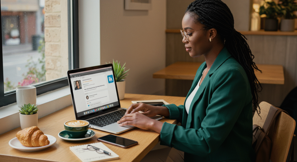 acessando linkedin